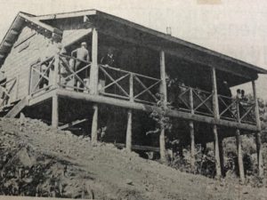 old photo of veazie salmon club headquarters
